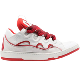 Lanvin Curb Sneakers / Trainers White / Red